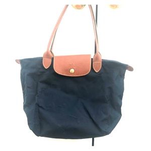 Medium Navy Longchamp Tote